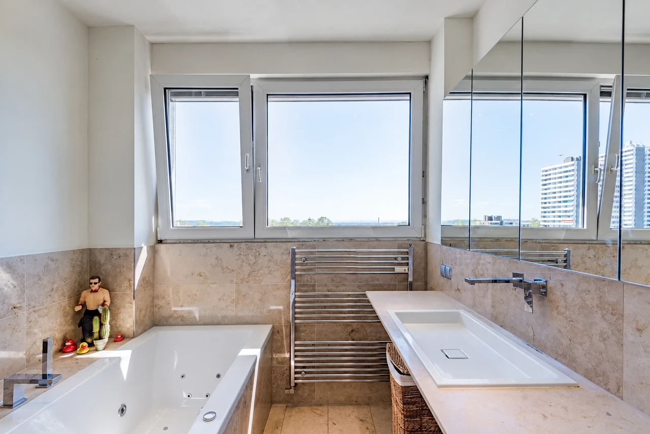 Bathroom with natural light